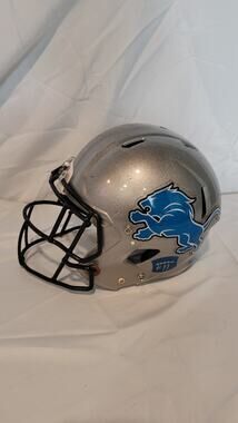 Riddell Detroit Lions Football Helmet Adult S/M Display Prop Project Read